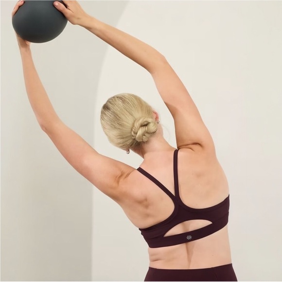 Athleta Vital Bra A-C NWT MEDIUM Spiced Cabernet - Picture 5 of 7